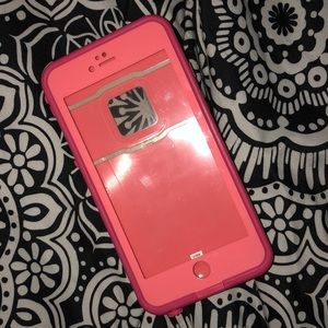 6s Plus pink LifeProof phone case